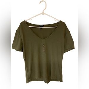Olive Green Blouse